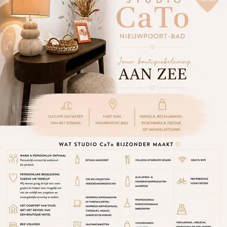 Cato - Jouw Boutique Beleving Aan Zee Appartement Nieuport